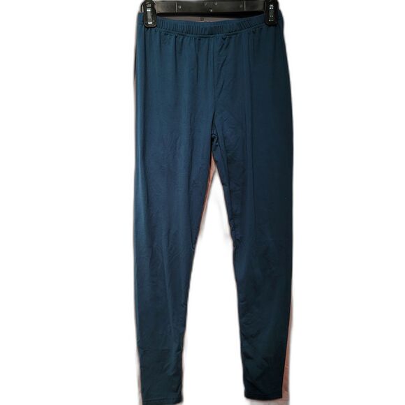 Bundle of x2 Therma Tek Blue & Pink Microfiber Blend Pants Elastic Waist Size L - Picture 1 of 7